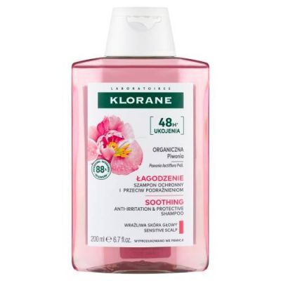 KLORANE Szampon do włosów Piwonia, 200 ml