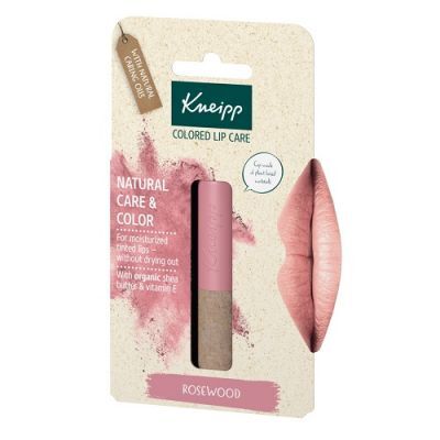 Kneipp Natural Care & Color Koloryzujący balsam do ust Rosewood, 3,5 g