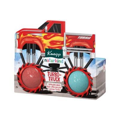 Kneipp Turbo Truck Musujące kule do kąpieli dla dzieci, 2 szt.