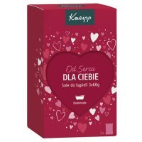 KNEIPP Zestaw prezentowy Od serca dla Ciebie Sole do kąpieli: Piwonia i Kamelia, Malina i Żurawina, Hibiskus i Figa, 3x60g