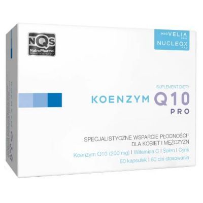 Koenzym Q10 Pro dla kobiet i mężczyzn, 60 kaps.