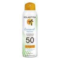 Kolastyna Sun Coconut Paradise Sucha mgiełka ochronna SPF 50, 150 ml