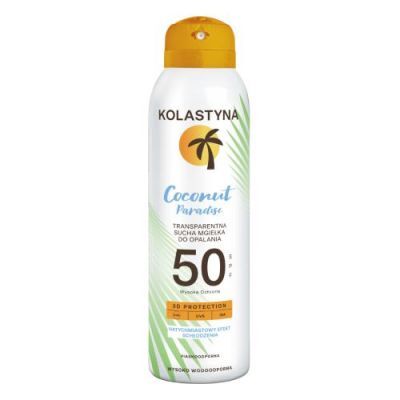 Kolastyna Sun Coconut Paradise Sucha mgiełka ochronna SPF 50, 150 ml