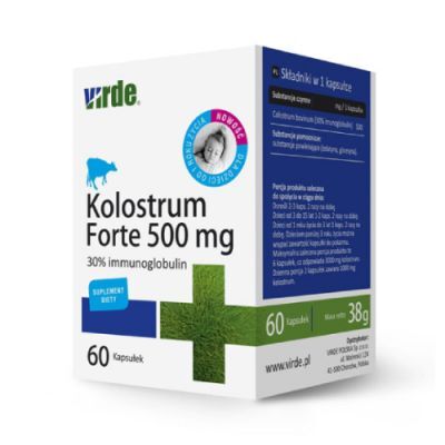 Kolostrum Forte 500 mg, 60 kaps.