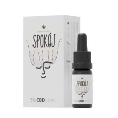 KOMBINAT KONOPNY Olej CBD SPOKÓJ 5% 10ml KRÓTKA DATA 30.11.2024