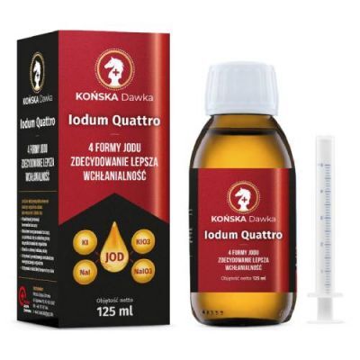 Końska Dawka Iodum Quattro 4 formy jodu, 125 ml