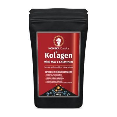 Końska Dawka Kolagen Vital Max z Colostrum, 510 g