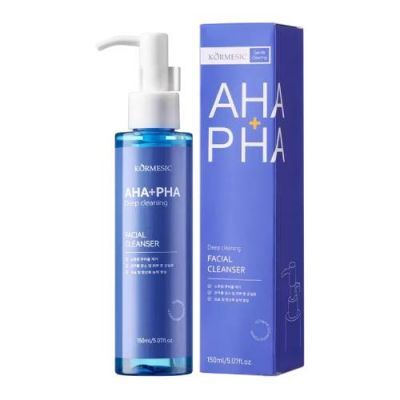 Kormesic AHA+ PHA Głęboko oczyszczająca emulsja do mycia twarzy, 150 ml