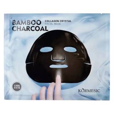 Kormesic Bamboo Charcoal Collagen Crystal Hydrożelowa maska do twarzy z węglem bambusowym, 60 g
