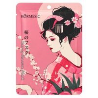 Kormesic Cherry Blossom Kojąca maska do twarzy w płachcie, 25 ml