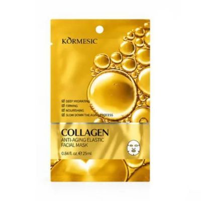 Kormesic Collagen Anti Aging Elastic Facial Mask Kolagenowa maseczka na twarz w płachcie, 25 ml