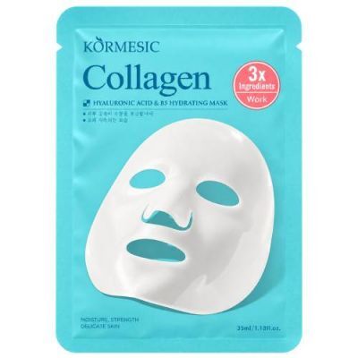 Kormesic Hydrożelowa kolagenowa maseczka do twarzy Kwas Hialuronowy & Witamina B5, 35 ml