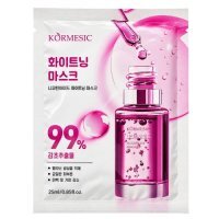 Kormesic Korean Beauty Niacinamide Whitening Face Mask Maseczka do twarzy w płachcie z niacynamidem, 25 ml