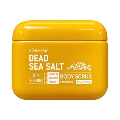 Kormesic Peeling do ciała z solą z Morza Martwego Kokos, 300 g