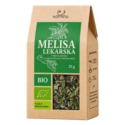 Kornino Melisa lekarska ekologiczna, 25 g