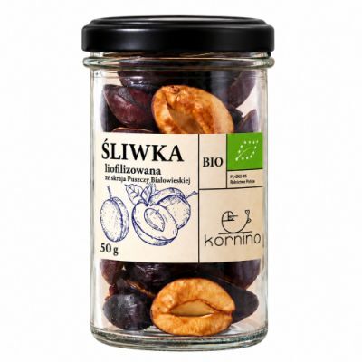 Kornino Śliwka węgierka liofilizowana Eko, 50 g