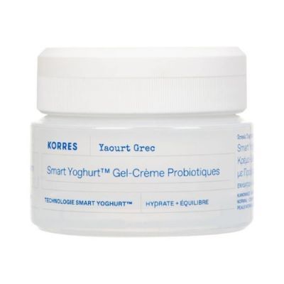 KORRES Greek Yoghurt Smart Chłodzący żel-krem nawilżający do twarzy do skóry normalnej i mieszanej, 40 ml
