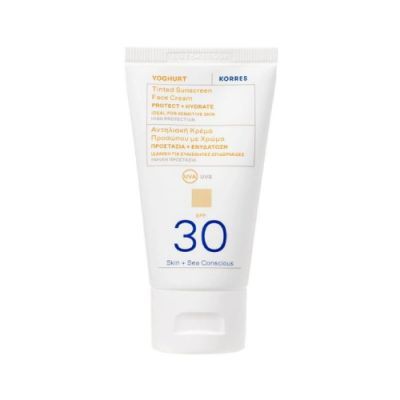 Korres Yoghurt koloryzujący krem do twarzy SPF 30, 50 ml
