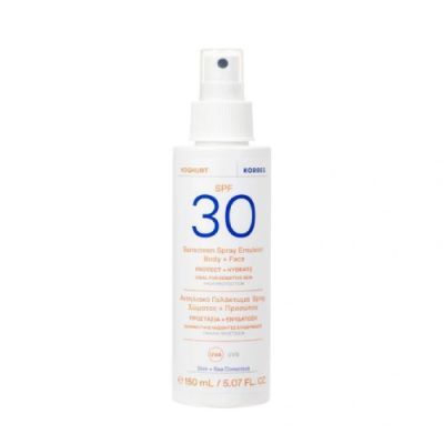 Korres Yoghurt Spray do ciała i twarzy SPF30, 150 ml