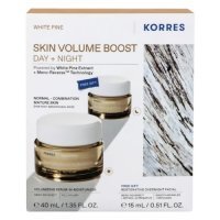 Korres Zestaw White Pine Skin Volume Boost (Krem na dzień, 40 ml + Krem na noc, 15 ml)