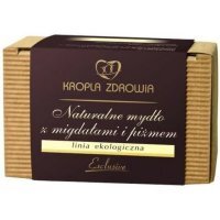 KROPLA ZDROWIA Naturalne mydło z migdałami i piżmem - 130g