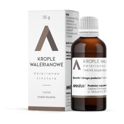 KROPLE WALERIANOWE 35 g AMARA