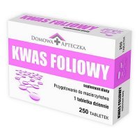 KWAS FOLIOWY 250 tabletek Domowa Apteczka
