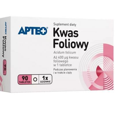 KWAS FOLIOWY 90 tabletek APTEO