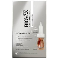 L'biotica Biovax Trychologic Exo-Ampoules Advanced Detox Kuracja detoksykująca do skóry głowy, 7 szt. x 5 ml