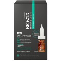 L'biotica Biovax Trychologic Exo-Ampoules Wypadanie i gęstość Kuracja do skóry głowy dla mężczyzn, 7 szt x 5 ml