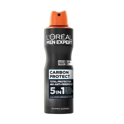 L'Oréal Men Expert 5w1 Carbon Protect Dezodorant w sprayu, 250 ml
