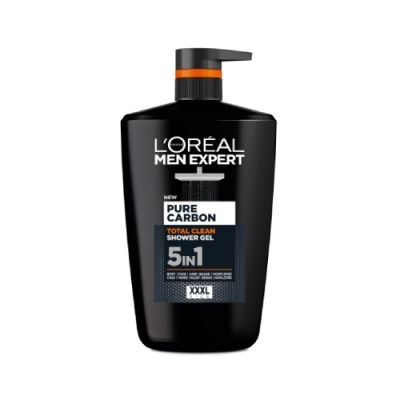 L'Oréal Men Expert Pure Carbon Total Clean Żel pod prysznic 5w1, 1000 ml