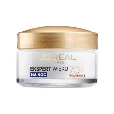 L'OREAL Ekspert Wieku 70+ Przeciwzmarszczkowy krem odżywczy na noc, 50ml