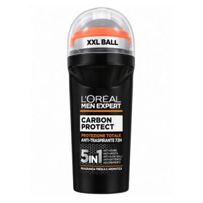 L'Oreal Men Expert Carbon Protect XXL 5in1 Antyperspirant roll-on dla mężczyzn, 50 ml