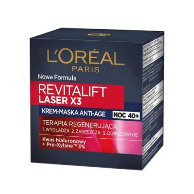 L`OREAL Revitalift Laser X3 Krem-Maska Anti-Age na noc, 50ml