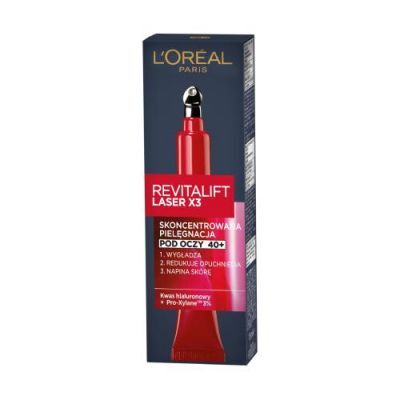 L'OREAL Revitalift Laser X3 skoncentrowana pielęgnacja anti-age pod oczy, 15ml
