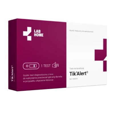 LAB.HOME TIK'ALERT Test na boreliozę z krwi, 1szt.