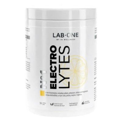 Lab One Electrolytes Elektrolity w proszku smak cytrynowy, 420 g