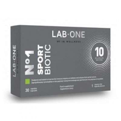 Lab One SportBiotic, 30 kaps. KRÓTKA DATA 30.06.2026