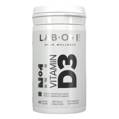 Lab One Vitamin D3 Witamina D3 2000 j.m., 60 kaps.