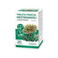 Labofarm Tabletki przeciw niestrawności, 20 tabletek