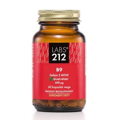 Labs212 B9 Folian 5-MTHF, 60 kaps.
