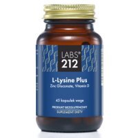 LABS212 L-Lysine Plus Lizyna + Cynk + Witamina D, 45 kaps.