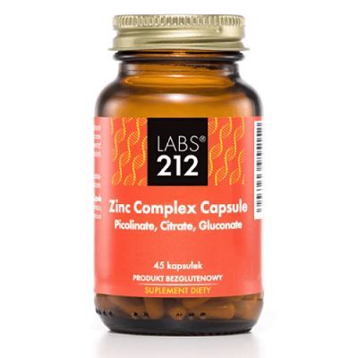 LABS212 Zinc Complex Capsule Cynk Complex, 45 kaps.