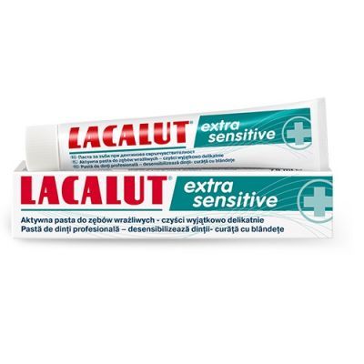 LACALUT EXTRA SENSITIVE pasta do zębów wrażliwych 75ml