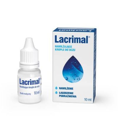 Lacrimal Nawilżające Krople do Oczu, 10 ml