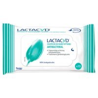 LACTACYD Antibacterial chusteczki do higieny intymnej, 15 szt.