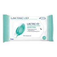 Lactacyd Antibacterial chusteczki do higieny intymnej, 15 szt.