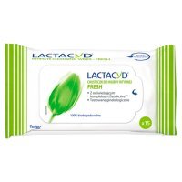 Lactacyd Fresh Chusteczki do higieny intymnej, 15 szt.