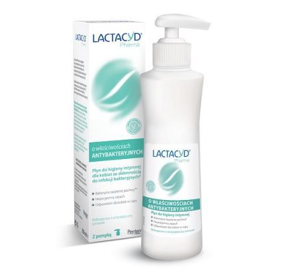 Lactacyd Pharma Płyn do higieny intymnej o właściwościach antybakteryjnych, 250 ml